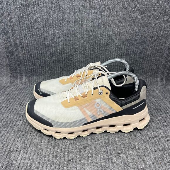 On Cloud Cloudvista Sand Dune Beige Black Athletic Running Shoes Mens Size 8 - Picture 3 of 8